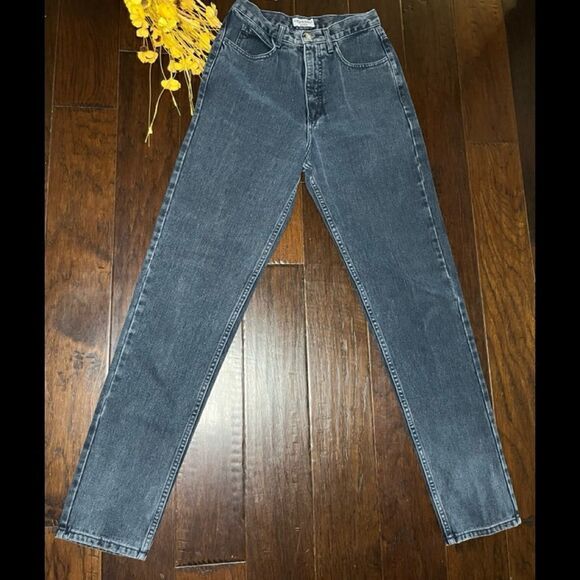 Guess vintage black acid washed high rise denim sz 30 - Picture 1 of 8